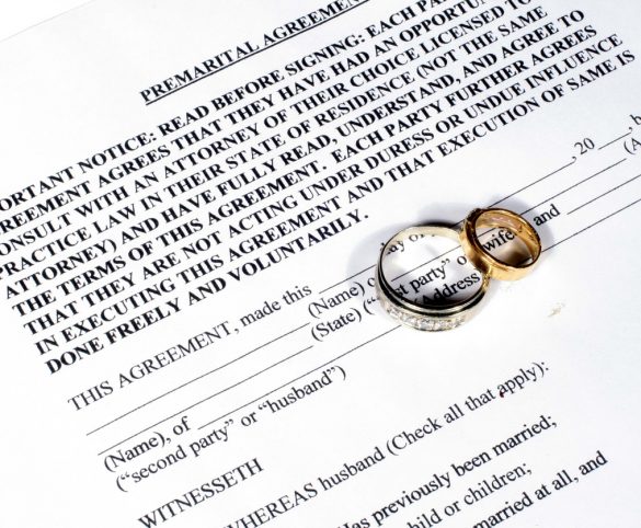 What makes a prenuptial agreement invalid in Illinois?
