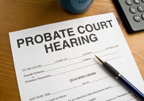 Probate Court Hearing Document from a Probate Attorney in Eureka IL