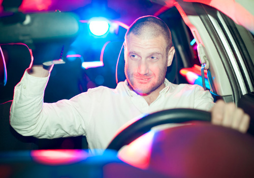 A driver about to be pulled over and to receive a Felony in DUI Washington IL