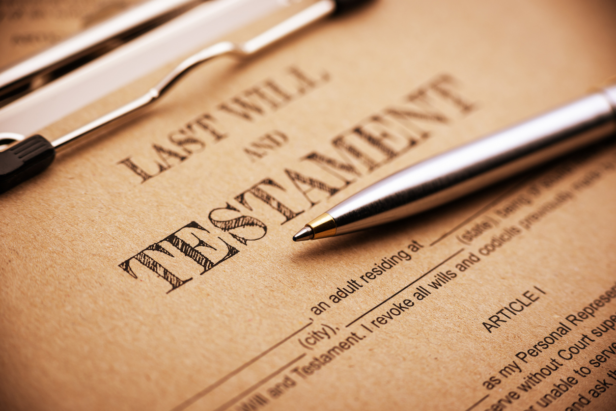 A last will and testament waiting to be signed with help from estate planning attorneys in Central Illinois
