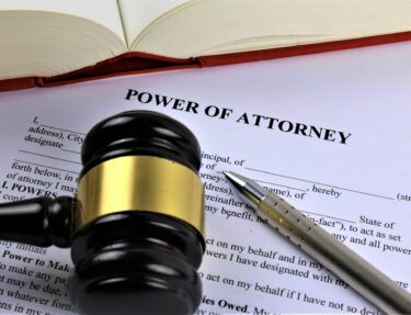 Power of Attorney paperwork